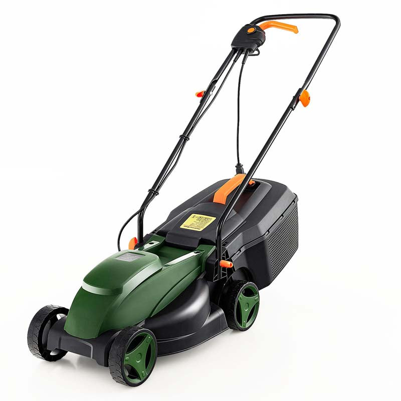 14 Corded Electric Lawn Mower - 2-in-1 with Collection Box